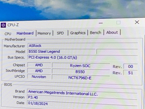 ASRock B550 Steel Legend ATX AM4 Motherboard Ryzen 5000 Ready DDR4 PCIe 4.0 SATA - Afbeelding 5 van 6