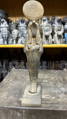 ANTIGÜEDADES EGIPCIAS ANTIGUAS Maravillosa Estatua de Dios Mono de Uraeus Cobra Egipcia BC - Imagen 7 de 8