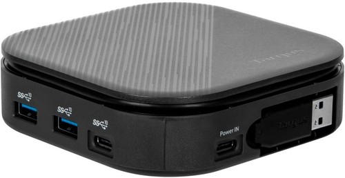 Targus - Estación de Acoplamiento Universal Doble HD USB-C con 80W PD Pass-Thru DSU150US - Imagen 4 de 17