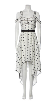 Self Portrait White Dress Sz XS UK 6 Womens