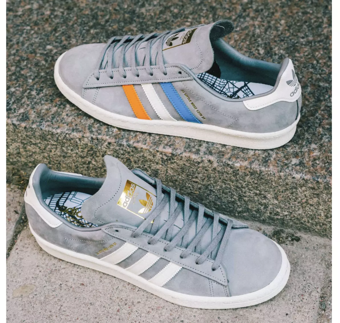 luister Elastisch houten adidas Campus 80&#039;s &#034;22 Little West&#034; EF1744 Grey Three  f17/Off White/Gold | eBay