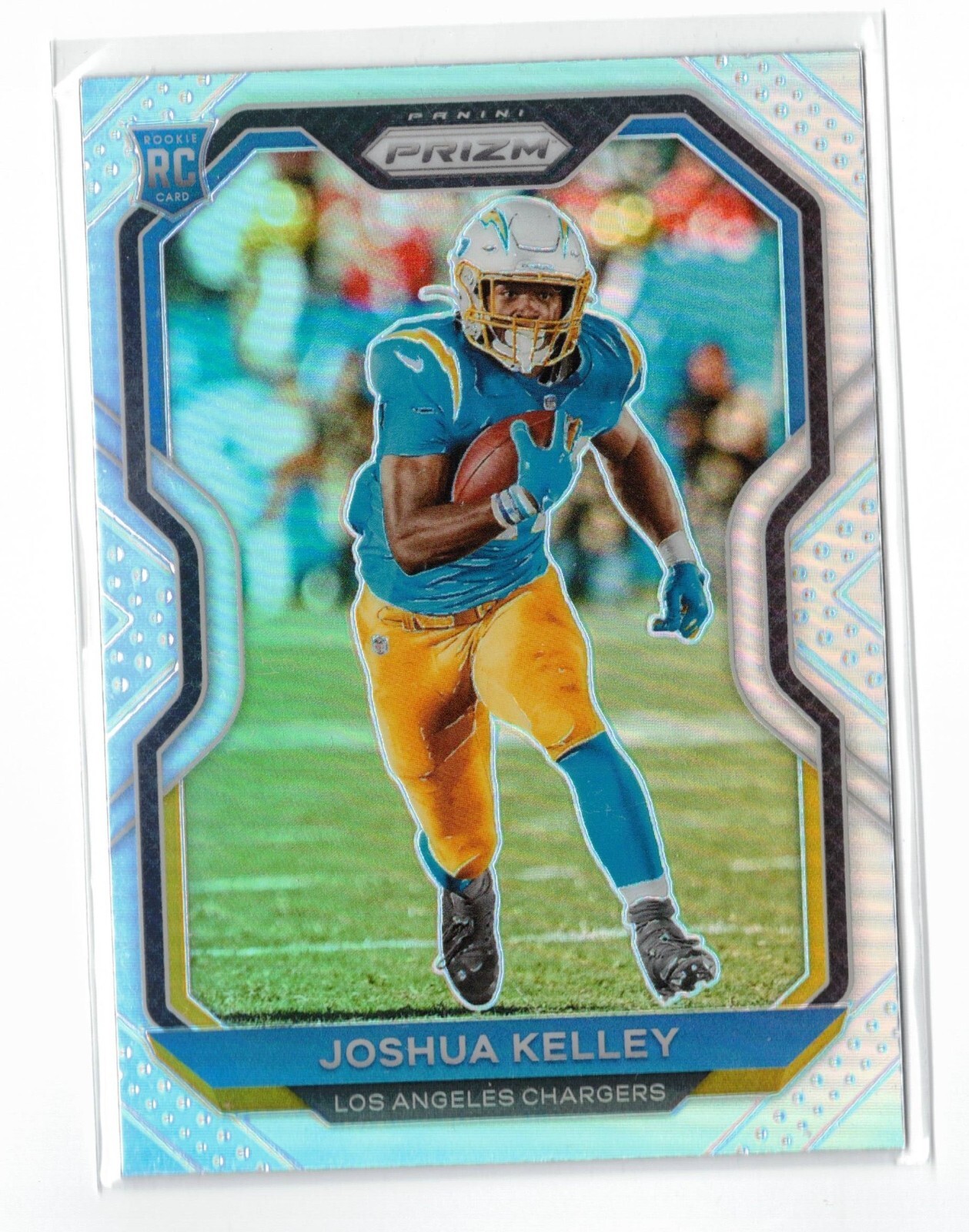 2020 Panini Prizm JOSHUA KELLEY ROOKIE RC SILVER PARALLEL #326 CHARGERS UCLA