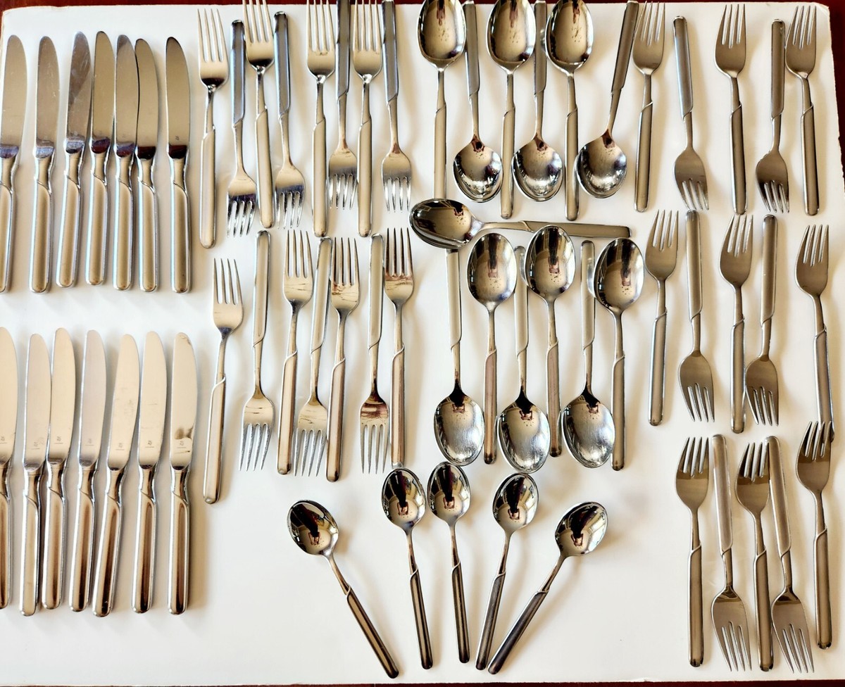 Stylar Cromargan WMF Flatware Stainless Spoon Knife Fork