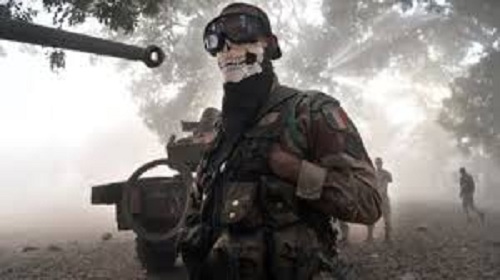 Biker Black Skull Half Face Mask Ghost Scarf Half Dot Neck Warmer Windproof - Picture 5 of 5