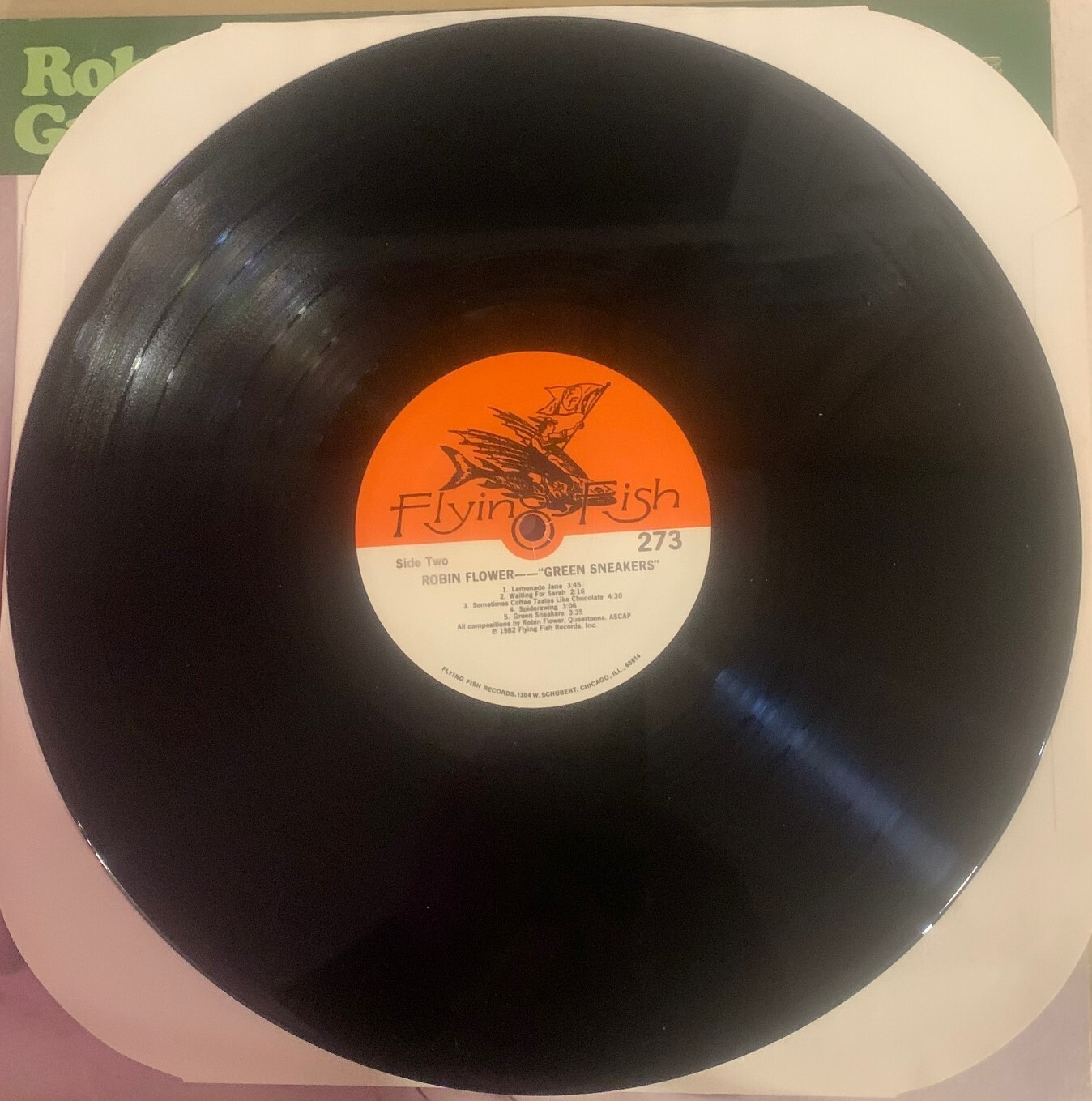 Robin Flower, LP, VG+, Green Sneakers, Flying Fish FF-273 | eBay