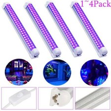 1 4Pack 48LED UV Light Bar Lamp Strip Blacklight Fixtures Party Club DJ Lights