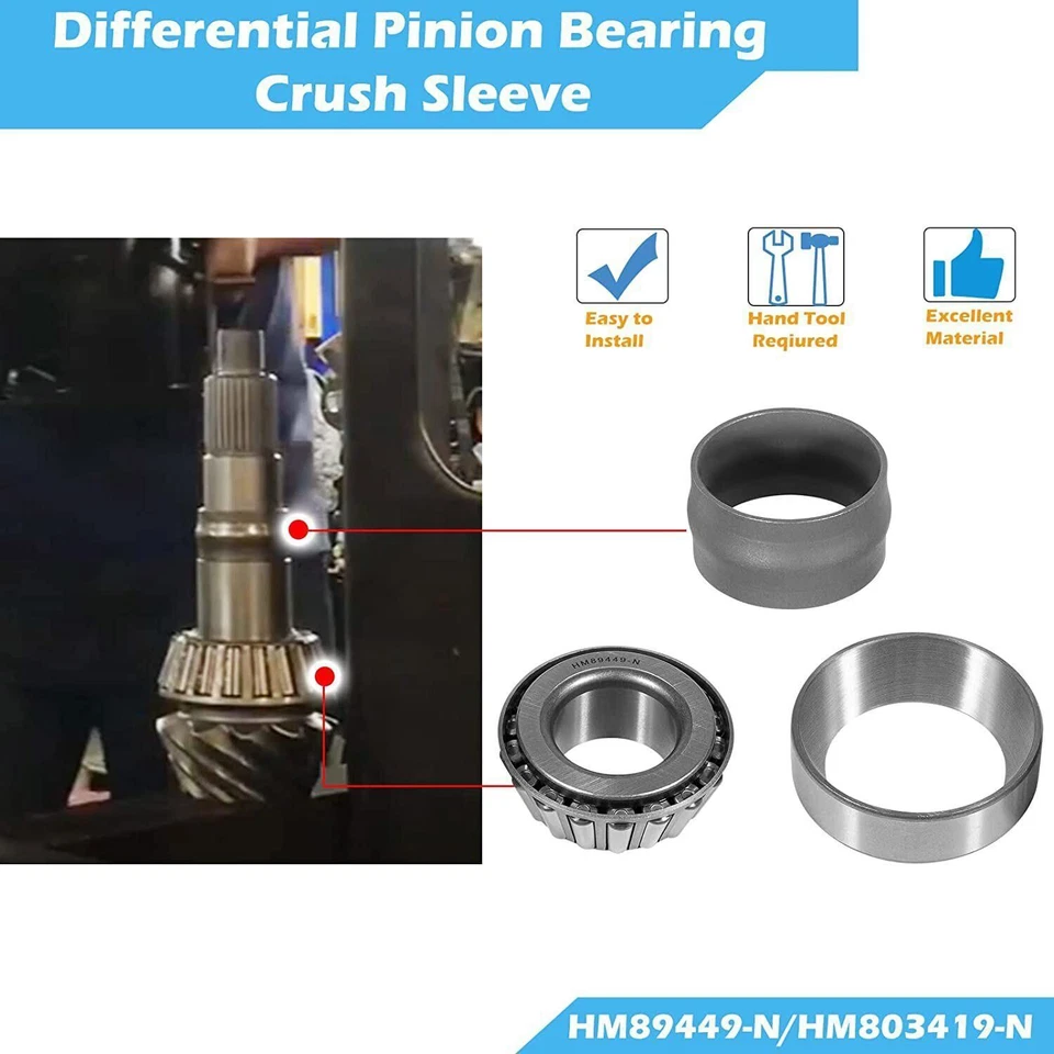 Differential Type 210 Bearing Rebuild Kit Fits BMW M3 M5 E36 E46 E28 E34 E39 E24 - Image 3 of 4