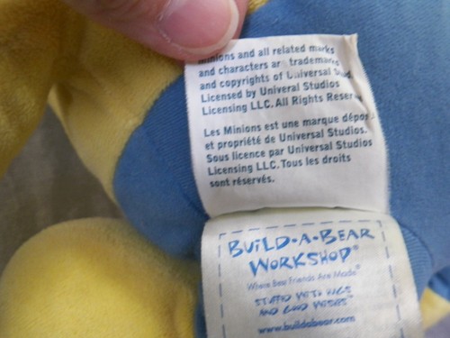 BUILD-A-BEAR BABW FELPA DESPRECIABLE ME MINIONS STUART 15" SOLO MINION OJO - Imagen 6 de 9