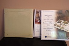 Creative Memories Original 12 x 12 Open Spine Beige Album w/Page Protectors