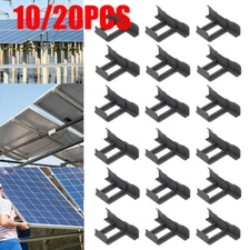 10/20x Photovoltaic Panel Water Guide Clamp solar Panel Water Drain remove Clips