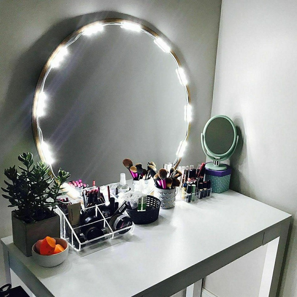 10FT Dimmable LED Dressing Mirror Cosmetic Makeup Vanity Light Strip