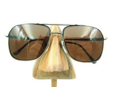 Vintage Anthony Martin Ambassador Black Metallic Pilot Sunglasses FRAMES ONLY