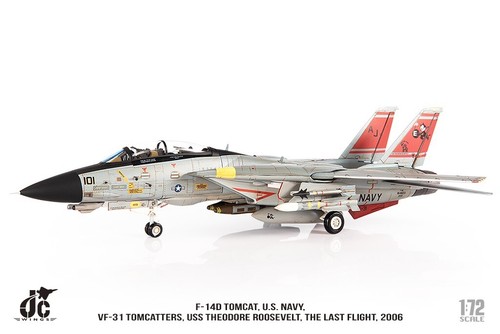 Grumman F-14D Tomcat VF-31 Tomcatters U.S. Navy USS Theodore Roosevelt JC Wings - Picture 5 of 24
