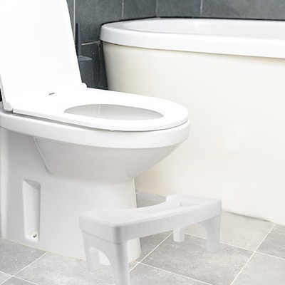  Plastic Stool Squatting Footstool Toilet Stepping Stool Anti-skid Toilet Stool
