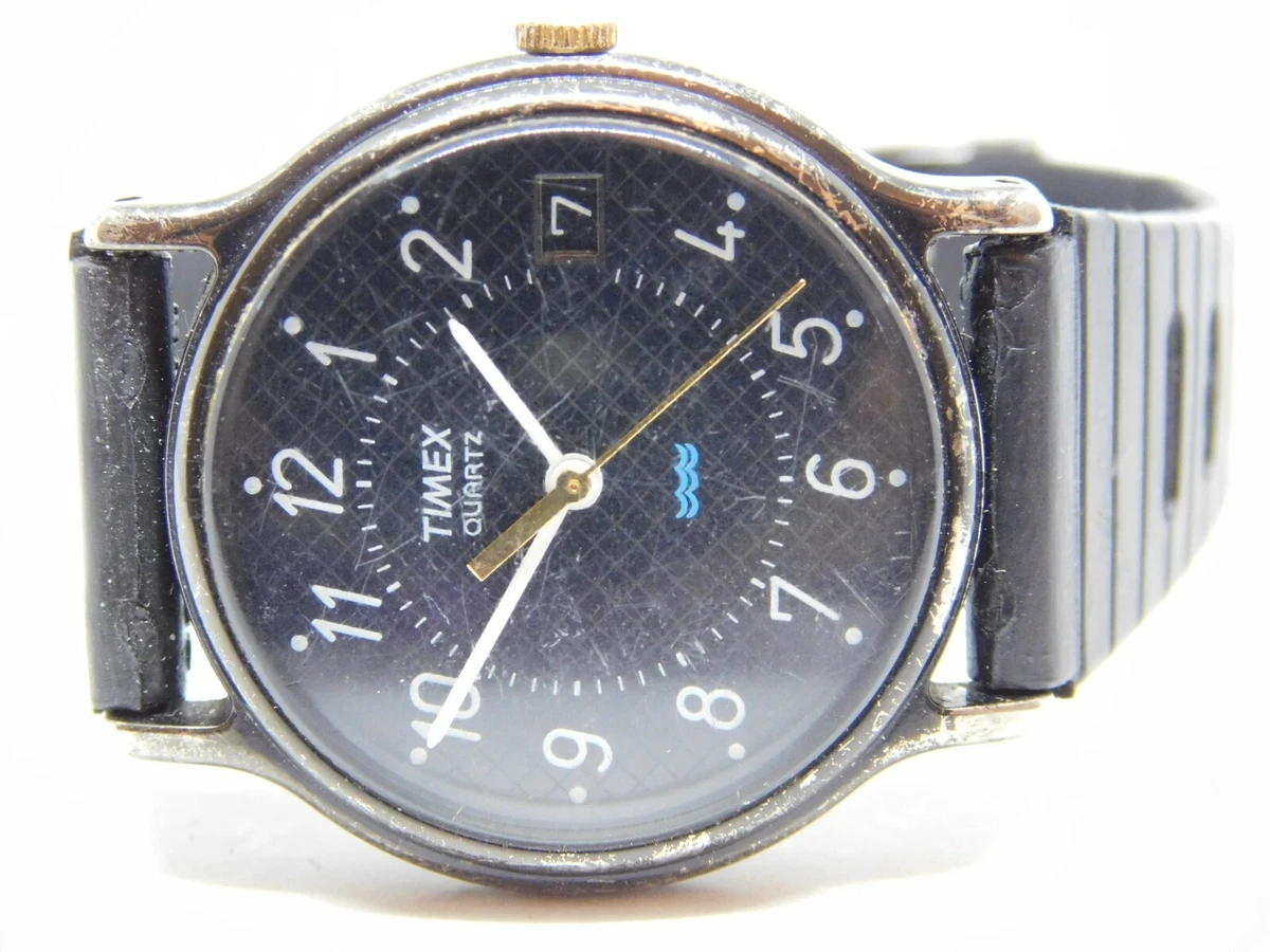 Vintage Timex LA CELL Black Tone Quartz Analog Women s Watch New