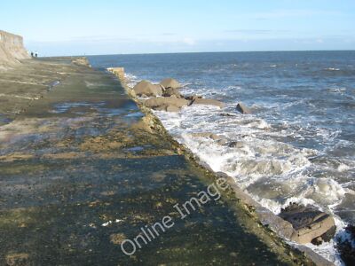 Photo 6x4 Rock armour at the South Gare Tesside Seaton Carew Protecting t c2010