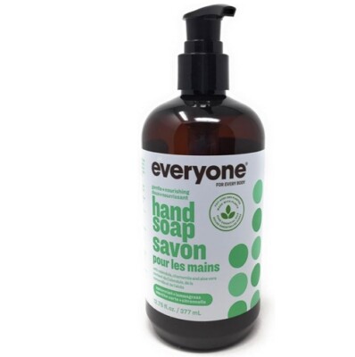 Everyone Lemongrass Spearmint Hand Soap, 377 ML