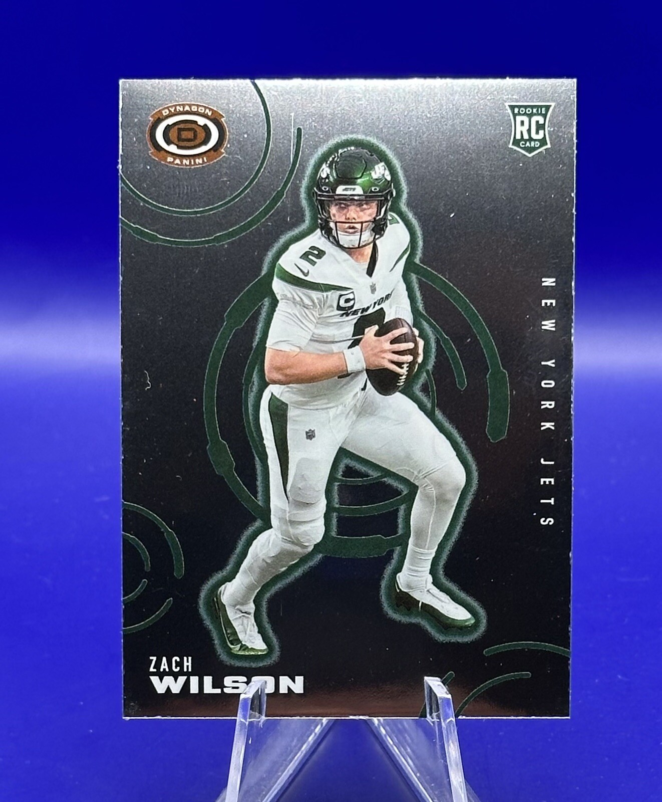 2021 Panini Chronicles Dynagon ZACH WILSON Rookie RC #D-2 Jets / Broncos