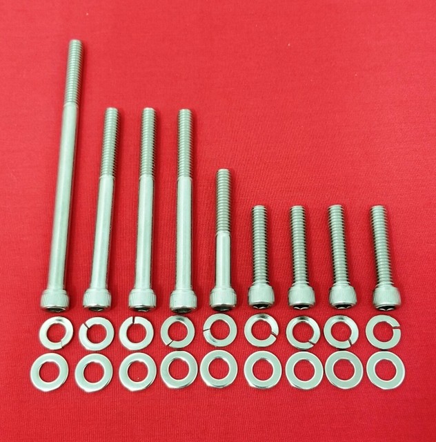 SBF FORD WATER PUMP BOLTS KIT 289 302 351W PASSENGER SIDE INLET