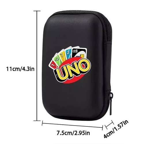 Estuche con Cremallera para UNO Viaje Transporte Tarjetas Juego Almacenamiento Paquete Bolsa Portatarjetas Reino Unido - Imagen 2 de 2