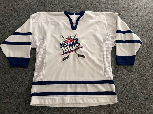 Labatt Blue Vintage Hockey Jersey Men’s Size XL CCM White