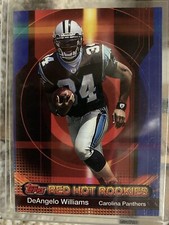 2006 Topps DeAngelo Williams Red Hot Rookies #11 Carolina Panthers