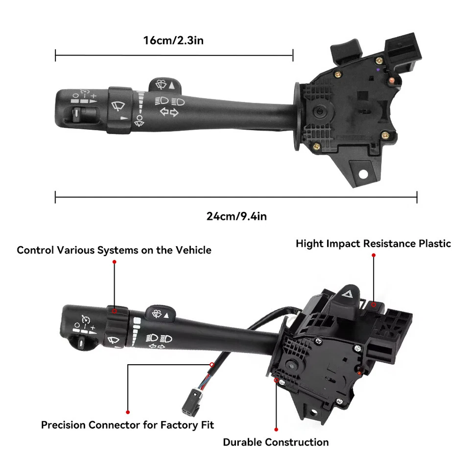 Turn Signal Switch For 2003 2004 2005 2006 Chevrolet Silverado 1500 2500 3500 HD - Image 4 of 4