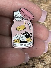Cat Themed Novelty Lapel Pin - New Sold Individually