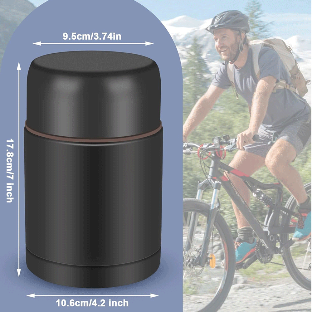 Hot Food/soup Thermos Flask Stainless Steel Vacuum Insulated Jar