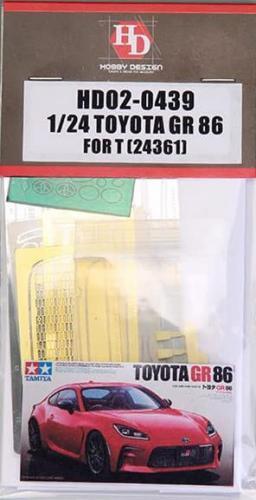K　タミヤ 1/24 GR86 TRD オーダーシート Hobby Design 1/24 Toyota GR 86 Detail Up Parts for Tamiya from