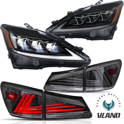 VLAND For Lexus IS250 350 IS F 2006-14 LED Headlights+Rear Tail