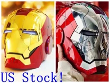 US! 1/1 Scale Wearable Autoking Iron Man MK5 Helmet Voice Control Christmas Gift