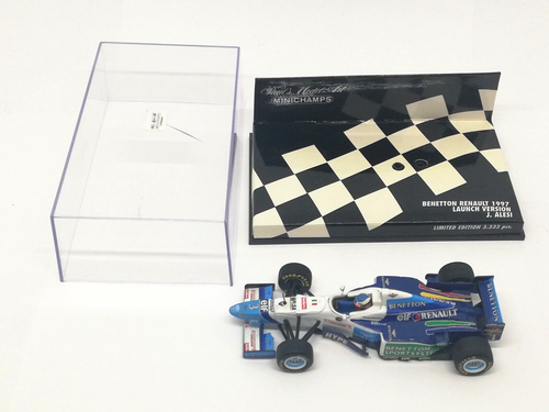 F1 BENETTON RENAULT 1997 - J.Alesi Launch version MINICHAMPS 1/43 Limited ed - Foto 4 di 8