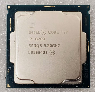 Intel Core i7-8700 3.2 GHz 8 GT/s LGA 1151 Desktop 6-Core