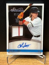 2022 Panini Chronicles - Studio Black Material Signatures #SMS-LW Luke Williams