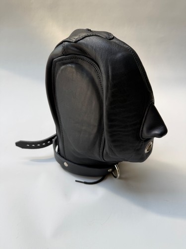 Fetters Heavy Duty Hood, Sensory Deprivation, dicke Ledermaske, Größe M/L, BDSM - Bild 4 von 8