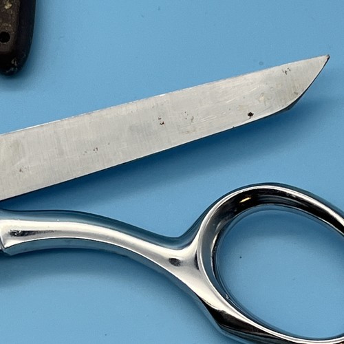 Gingher 8 inch Tailor/Dressmaker Scissors 3.5” Blade Edge Used - Picture 7 of 11