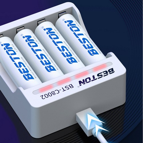 Lotto batterie ricaricabili 40/4 pezzi Ni-MH AAA misura 1,2V celle 1100MAH + caricabatterie - Foto 15 di 35