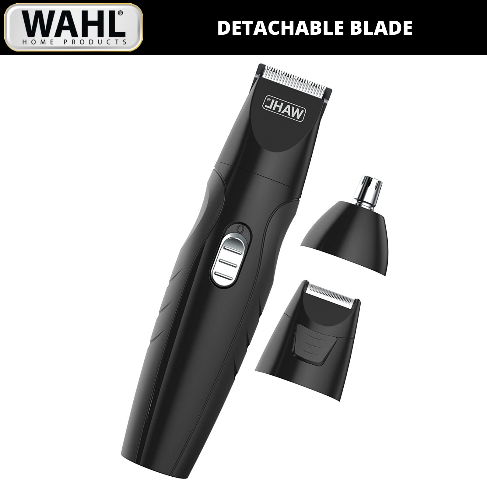 WAHL Mens Beard Body Hair Clipper Trimmer Nose Ear Groomer Cordless