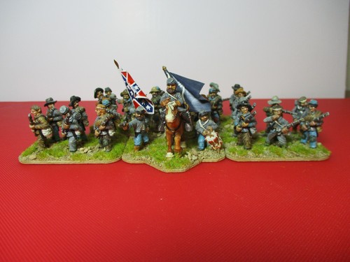Dixon Miniatures American Civil War Confederates Infantry x30 Well Painted