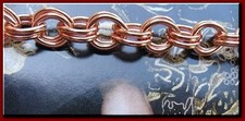 Solid Copper 8 Inch Bracelet CB682G - 5/16 of an inch wide.