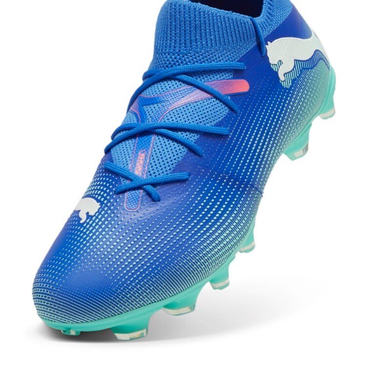 Puma Future 7 Match FG AG Soccer Cleats Shoes Blue 107931-01 Mens