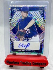 Gunnar Hoglund 2021 Leaf Flash Rookie Autograph 77/99 Oakland A's