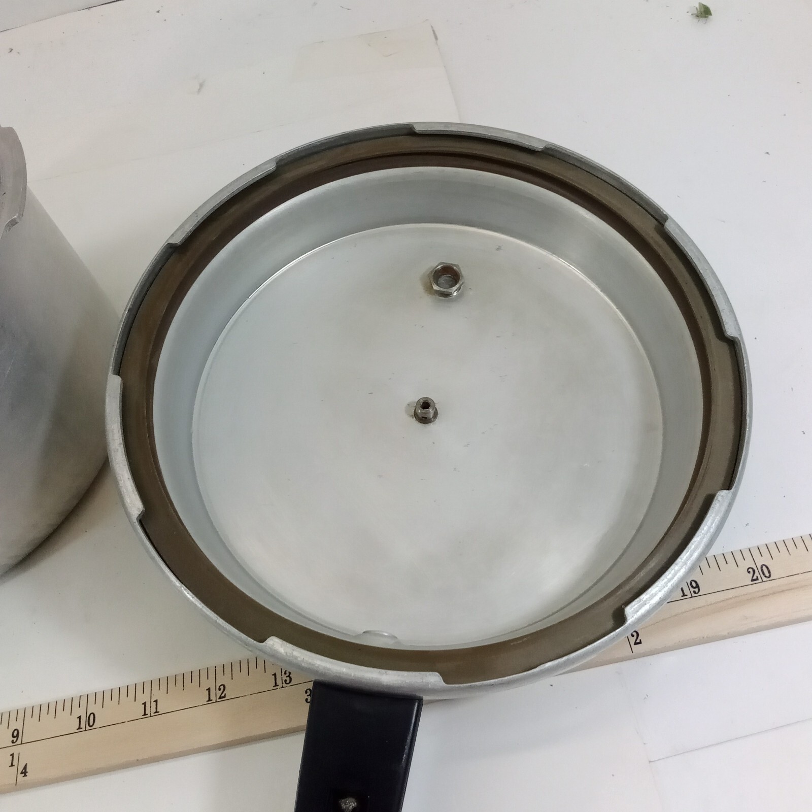 VINTAGE MIRRO MATIC 4 QUART ALUMINUM PRESSURE COOKER COMPLETE eBay