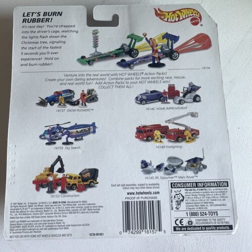Hot Wheels Action Pack Set - Drag Racing 18736 - Grave Dragger & Quarter Warrior - Imagen 6 de 6