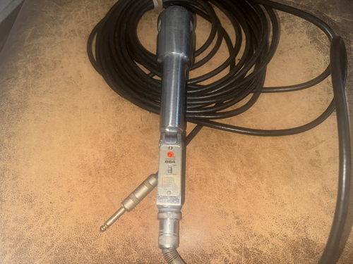 Electro Voice 664 EV Dynamic Cardioid Microphone lot Hi Z Not cb ham radio Cable - Zdjęcie 2 z 6