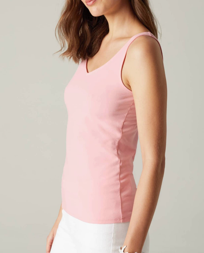 J.JILL DAMEN ROSA LIMONADE ÄRMELLOS PERFEKT WENDE TANK TOP Gr. XL - Bild 3 von 6