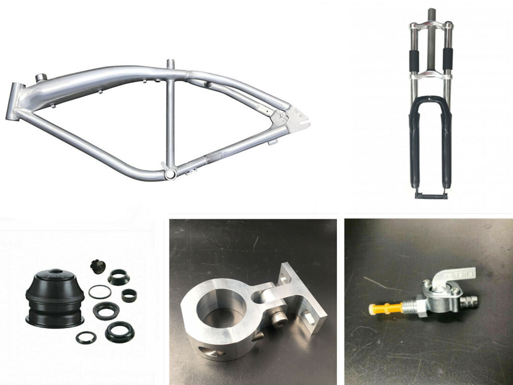 Brushed Alum Felt Faker Fuel Bicycle Frame 3.4L & Fork & Headset&