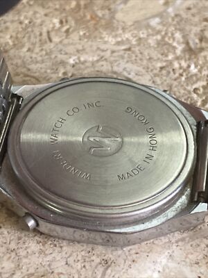 Vintage Windert Unisex Digital Watch Alarm Chronograph Dual