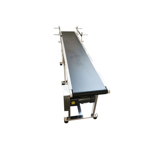 Double Fences Folded PVC Belt Conveyor w/ Governor 110V L:83.6" W:11.8" H:29.5" - Picture 4 of 9